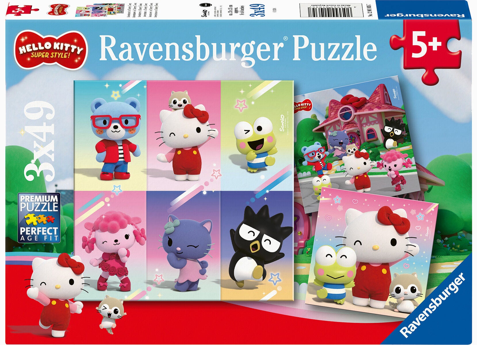 Ravensburger Hello Kitty Super Style Puzzles 3x49 Teile von Ravensburger