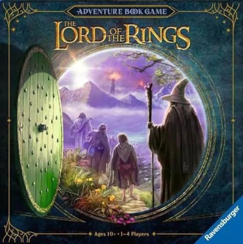 Ravensburger Herr der Ringe Abenteuerbuch – immersive Familienstrategie-Brettspiele für Kinder und Erwachsene ab 10 Jahren – 1 bis 4 Spieler, Schwarz von Ravensburger