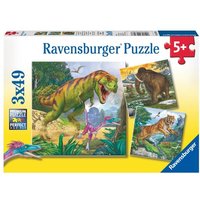 Puzzle Ravensburger Herrscher der Urzeit 3 X 49 Teile von Ravensburger