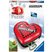 3D Puzzle Ravensburger Herzschatulle - Minecraft 54 Teile von Ravensburger