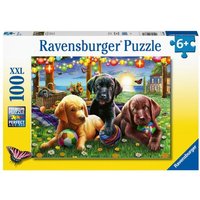 Puzzle Ravensburger Hunde Picknick 100 Teile XXL von Ravensburger