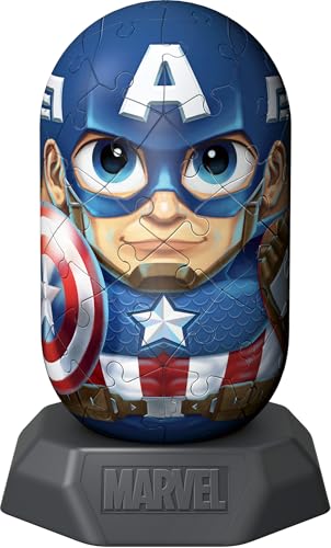 Ravensburger Hylkies: Die Neue Sammelfigurenreihe zum selbst zusammenbauen. Figur #33 Marvel Captain America - Für alle Marvel Fans - Aufbauen, Verlieben, Sammeln Ravensburger Hylkies: Die Neue Sammelfigurenreihe zum selbst zusammenbauen. Figur #33 Marvel Captain America - Für alle Marvel Fans - Aufbauen, Verlieben, Sammeln von Ravensburger