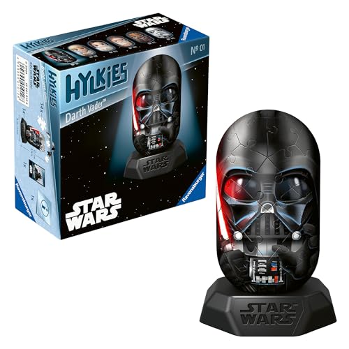 Ravensburger Hylkies: Die neue Sammelfigurenreihe zum selbst zusammenbauen. Figur #01 - Darth Vader - Für alle Star Wars Fans - Aufbauen, Verlieben, Sammeln von Ravensburger