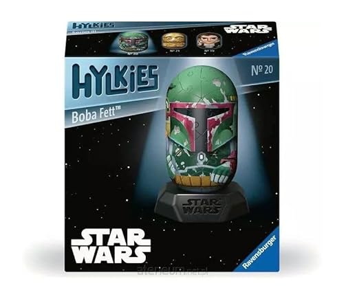 Ravensburger Hylkies: Star Wars Sammelfiguren zum selbst zusammenbauen - Figur #20 - Boba Fett - Aufbauen, Verlieben, Sammeln - Mini-Figuren für Fans von Star Wars von Ravensburger