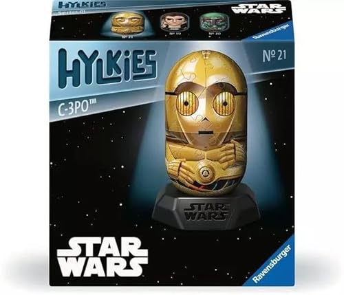 Ravensburger Hylkies: Star Wars Sammelfiguren zum selbst zusammenbauen - Figur #21 - C-3PO - Aufbauen, Verlieben, Sammeln - Mini-Figuren für Fans von Star Wars von Ravensburger