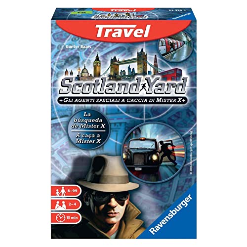 Ravensburger Italy 234165 – Scotland Yard Travel, Mehrfarbig von Ravensburger