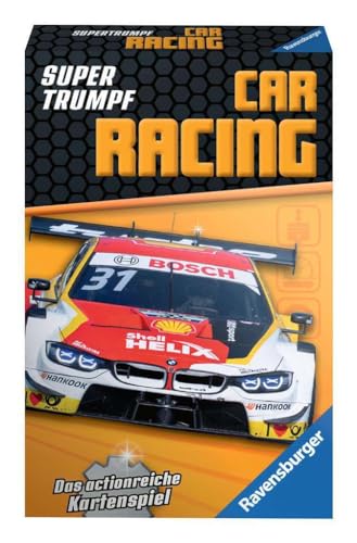 Ravensburger Kartenspiel, Supertrumpf Car Racing 20696, Quartett und Trumpf-Spiel für Technik-Fans ab 7 Jahren von Ravensburger