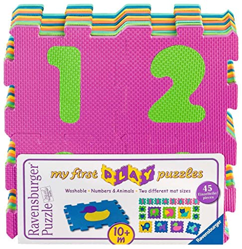 Ravensburger Kinderpuzzle - 06985 Zahlen und Tiere - Schaumstoff-Puzzle für Kinder ab 10 Monaten, mit 45 Teilen Ravensburger Kinderpuzzle - 06985 Zahlen und Tiere - Schaumstoff-Puzzle für Kinder ab 10 Monaten, mit 45 Teilen von Ravensburger