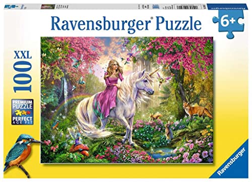 Ravensburger Kinderpuzzle - 10641 Magischer Ausritt - Fantasy-Puzzle für Kinder ab 6 Jahren, mit 100 Teilen im XXL-Format von Ravensburger