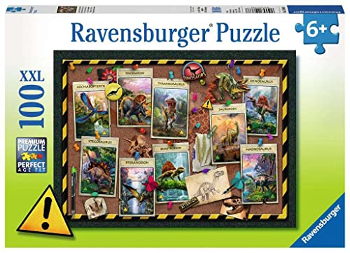 Ravensburger Kinderpuzzle 10868 - Dinosaurier-Sammlung - 100 Teile, Mehrfarbig Ravensburger Kinderpuzzle 10868 - Dinosaurier-Sammlung - 100 Teile, Mehrfarbig von Ravensburger