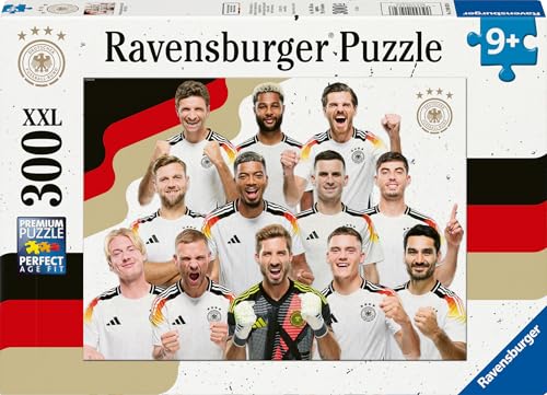 Ravensburger Kinderpuzzle 12001032 - Nationalmannschaft DFB 2024 - 300 Teile XXL DFB Puzzle für Kinder ab 9 Jahren von Ravensburger