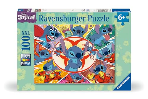 Ravensburger Kinderpuzzle 12001071 - In meiner Welt - 100 Teile XXL Stitch Puzzle für Kinder ab 6 Jahren, White von Ravensburger