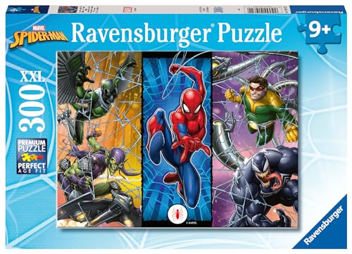 Ravensburger Kinderpuzzle 12001072 - Die Welt von Spider-Man - 300 Teile XXL Spider-Man Puzzle für Kinder ab 9 Jahren von Ravensburger