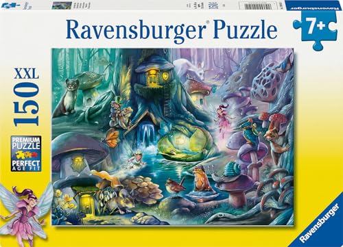 Ravensburger Kinderpuzzle - 12004051 - Zauberhafter Wald - Fantasy Puzzle für Kinder ab 7 Jahren, mit 150 Teilen im XXL-Format mit magischem Motiv von Ravensburger