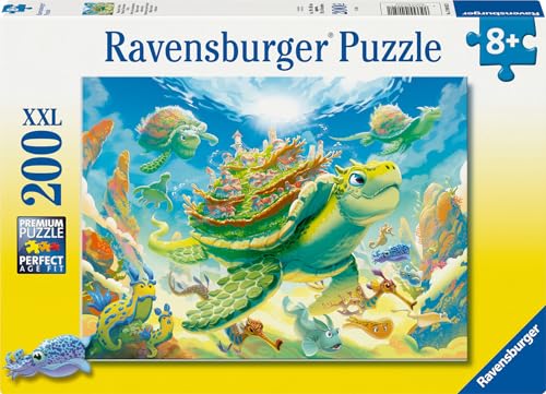 Ravensburger Kinderpuzzle - 12004052 Magische Tiefsee- Puzzle für Kinder ab 8 Jahren, mit 200 Teilen im XXL-Format von Ravensburger