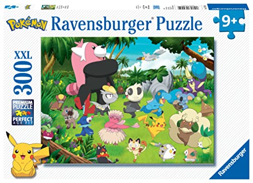 Ravensburger Kinderpuzzle 13245 - Wilde Pokémon - 300 Teile XXL Pokémon Puzzle für Kinder ab 9 Jahren, Pokémon Geschenke von Ravensburger