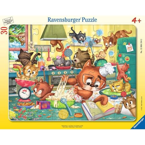 Ravensburger Kinderpuzzle – Rahmenpuzzle 30-48 Teile – Kätzchen im Folie – Mädchen oder Jungen ab 4 Jahren – hochwertiges Puzzle – Dicker und robuster Karton – 12004154 Ravensburger Kinderpuzzle – Rahmenpuzzle 30-48 Teile – Kätzchen im Folie – Mädchen oder Jungen ab 4 Jahren – hochwertiges Puzzle – Dicker und robuster Karton – 12004154 von Ravensburger