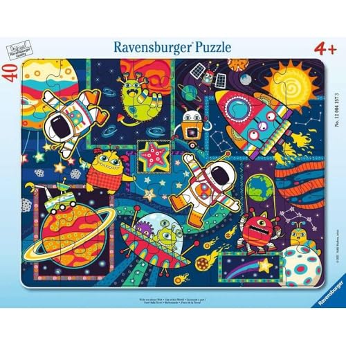 Ravensburger Kinderpuzzle – Rahmenpuzzle 30-48 Teile – eine Welt für sich. – Mädchen oder Jungen ab 4 Jahren – hochwertiges Puzzle – dicker und robuster Karton – 12004157 Ravensburger Kinderpuzzle – Rahmenpuzzle 30-48 Teile – eine Welt für sich. – Mädchen oder Jungen ab 4 Jahren – hochwertiges Puzzle – dicker und robuster Karton – 12004157 von Ravensburger
