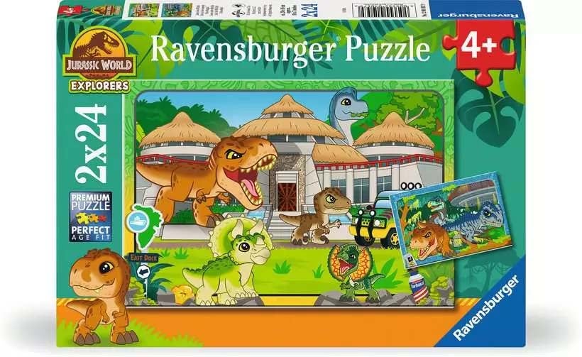 Ravensburger Kinderpuzzle x 2 Jurassic World Explorers von Ravensburger