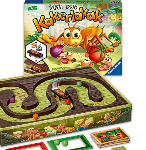 Ravensburger 20548 - Mein erstes Kakerlakak - Aktionspiel mit elektronischer Kakerlake, Kinderspiel für 2-4 Spieler, Spiel ab 3 Jahre [Exklusiv bei Amazon] von Ravensburger