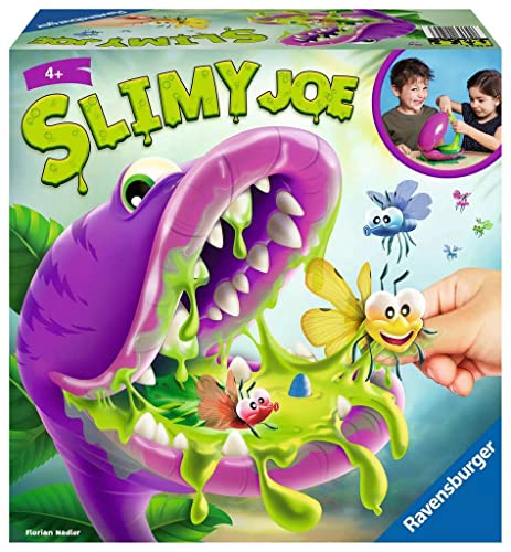 Ravensburger Kinderspiel 20594 - Slimy Joe, Spiel für Kinder ab 4 Jahren, für 2 bis 4 Spieler - Glibberiger Aktionsspielespaß mit echtem Schleim von Ravensburger