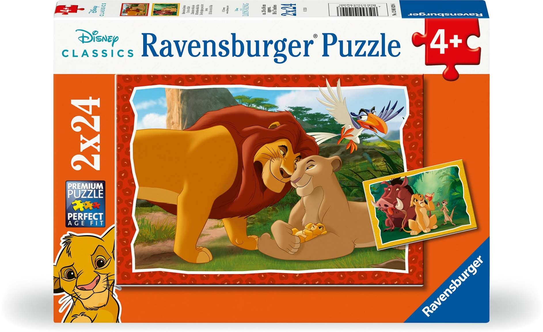 Ravensburger König Der Löwen Puzzles 2x24 Teile von Ravensburger