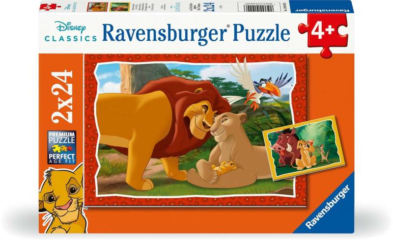 Ravensburger König Der Löwen Puzzles 2x24 Teile von Ravensburger