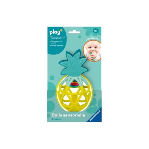 Ravensburger - LAY + Sensorischer Ball Ananas – Baby Kinder 6 Monate – Französische Version – 34013 von Ravensburger