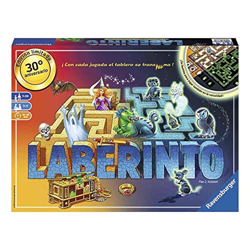 Ravensburger Laberinto Magico Glow In The Dark Brettspiel, 2-4 Spieler, Empfohlenes Alter 7+ (26692) von Ravensburger