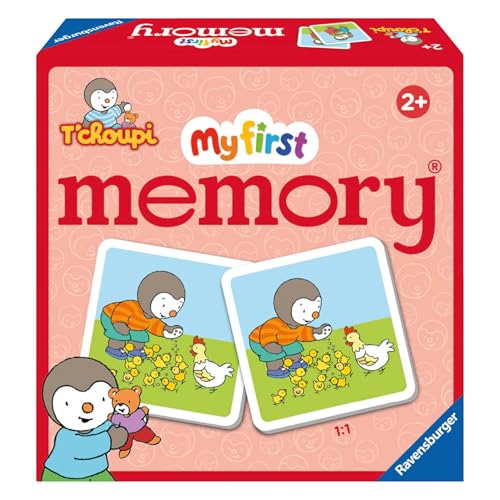 Ravensburger - Lernspiel – My First Memory® – T'Choupi – EIN erstes Lernspiel, das Beobachtung, Verein und Auswendiglernen – ab 2 Jahren – 22464 von Ravensburger