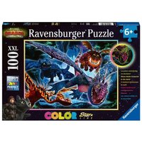 Puzzle Ravensburger Leuchtende Dragons 100 Teile XXL Color Starline von Ravensburger