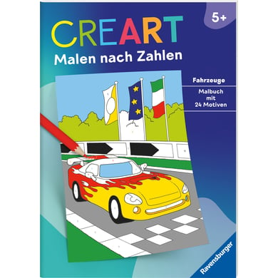 Ravensburger Malbuch CreArt Malen nach Zahlen - Fahrzeuge von Ravensburger