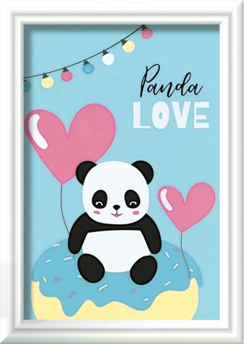 Ravensburger CreArt 20058 - Panda Love - Malen nach Zahlen Panda für Kinder ab 7 Jahre von Ravensburger