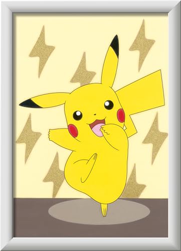 Ravensburger CreArt 20084 - Pikachu - Malen nach Zahlen Pokémon für Kinder ab 7 Jahre von Ravensburger