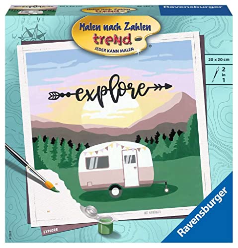 Ravensburger Malen nach Zahlen 20167 – Explore – ab 12 Jahren von Ravensburger