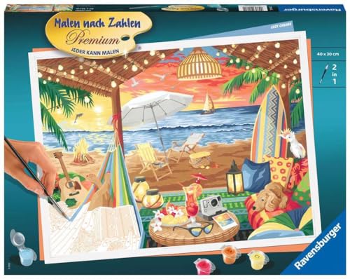 Ravensburger Malen nach Zahlen 20182 – Cozy Cabana – ab 14 Jahren von Ravensburger