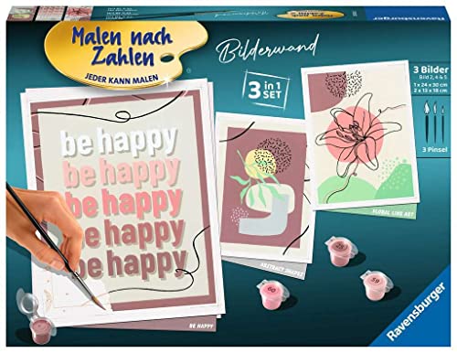 Ravensburger Malen nach Zahlen 20236 – Picture Wall Set – ab 12 Jahren von Ravensburger