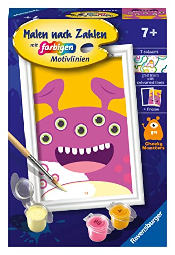 Ravensburger Malen nach Zahlen 23629 - Lila Monster - Kinder ab 7 Jahren von Ravensburger