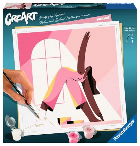 Ravensburger CreArt - Malen nach Zahlen 23668 - Yoga Kunst - ab 12 Jahren von Ravensburger