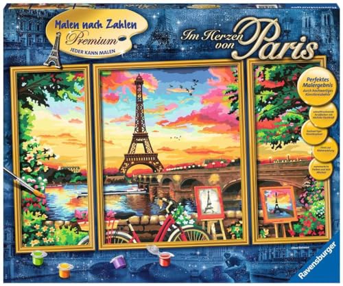 Ravensburger Malen nach Zahlen 28495 - Im Herzen von Paris - Für ab 14 Jahren von Ravensburger