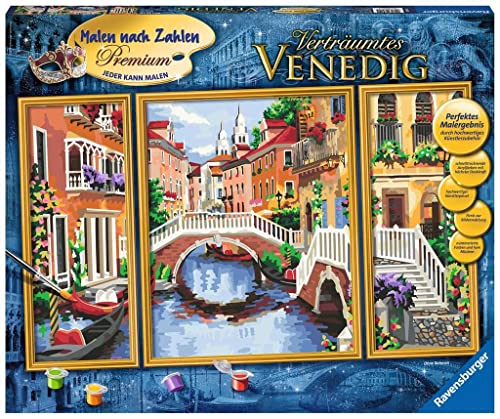 Ravensburger Malen nach Zahlen 28914 - Verträumtes Venedig - Für Erwachsene und Kinder ab 14 Jahren von Ravensburger