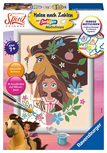 Ravensburger Malen nach Zahlen 29039 - Spirit & Lucky Kinder ab 7 Jahren von Ravensburger