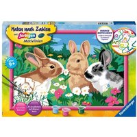 CreArt, Malen nach Zahlen Kinder - Putzige Häschen CreArt, Malen nach Zahlen Kinder - Putzige Häschen von Ravensburger Verlag GmbH