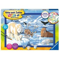 CreArt, Malen nach Zahlen Kinder - Tiere der Arktis CreArt, Malen nach Zahlen Kinder - Tiere der Arktis von Ravensburger Verlag GmbH
