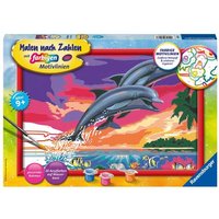 CreArt, Malen nach Zahlen Kinder - Welt der Delfine CreArt, Malen nach Zahlen Kinder - Welt der Delfine von Ravensburger Verlag GmbH
