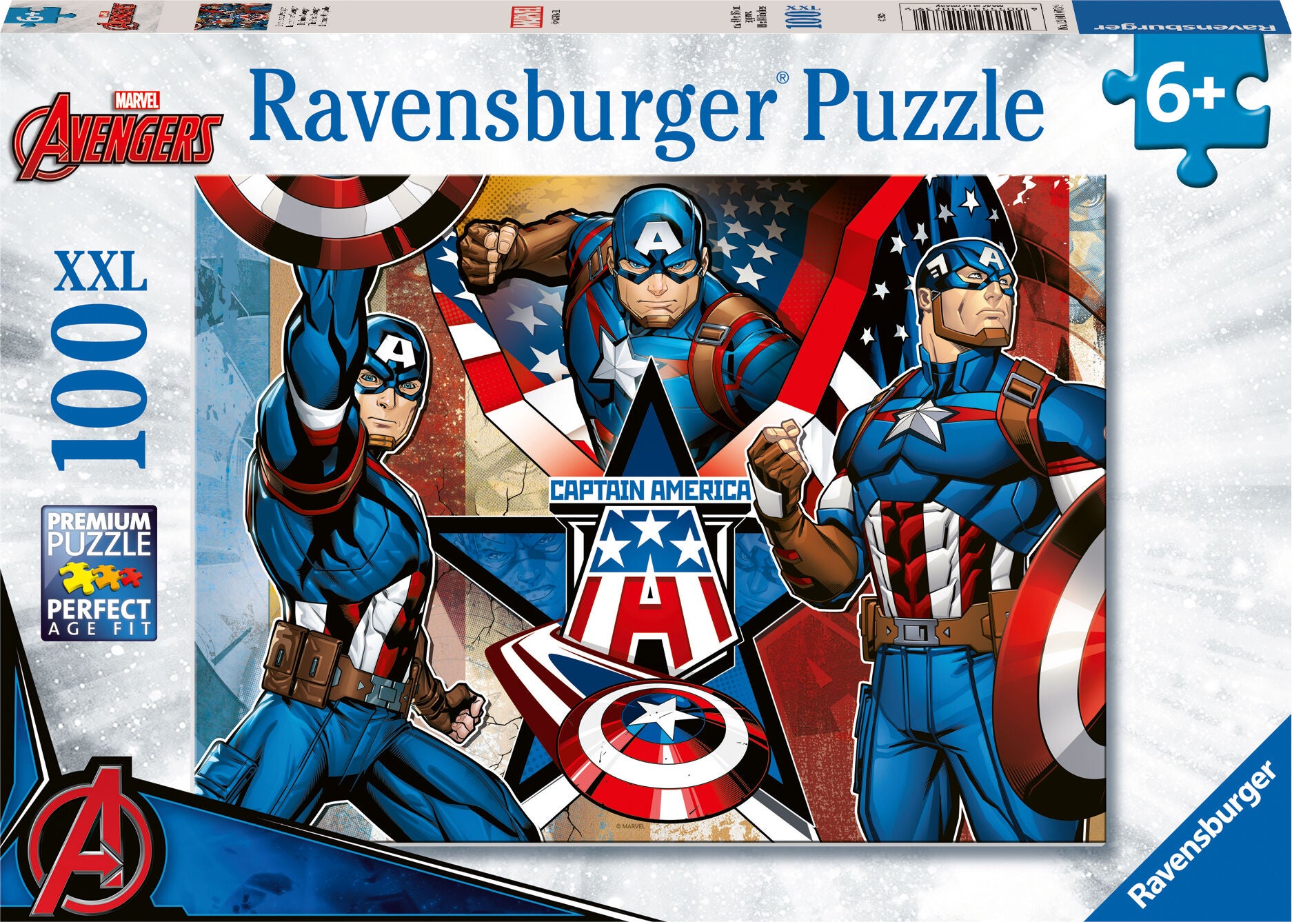 Ravensburger Marvel Avengers Captain America XXL Puzzle 100 Teile von Ravensburger