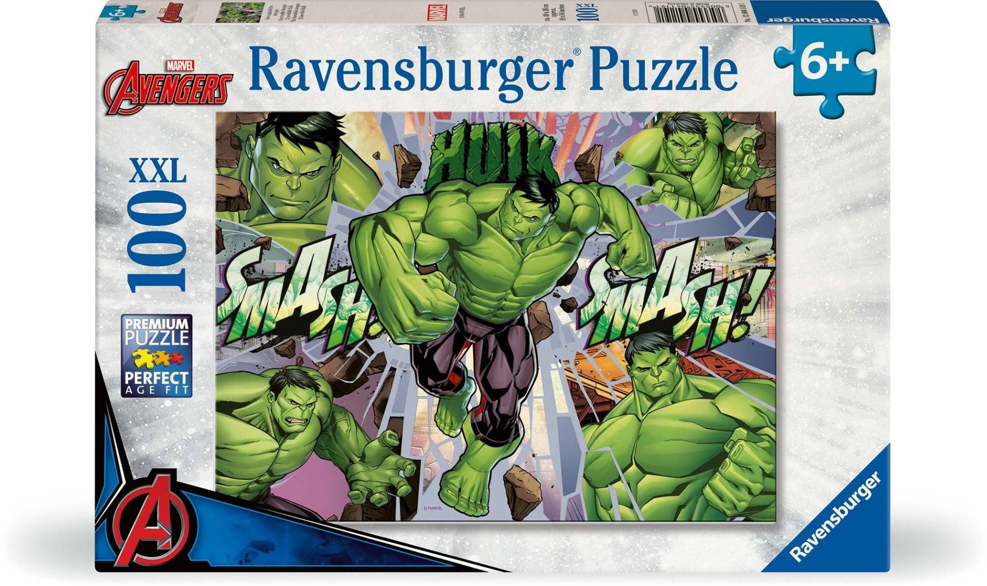 Ravensburger Marvel Avengers Der Unglaubliche Hulk XXL Puzzle 100 Teile von Ravensburger