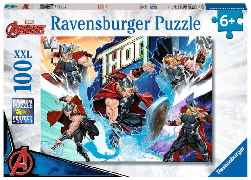 Ravensburger Marvel Avengers Puzzle Thor XXL 100 Teile von Ravensburger