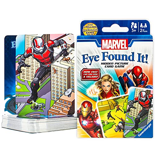 Ravensburger Marvel Eye Found It Card Game for Girls & Boys Ages 3 and Up - A Fun Family Game You'll Want to Play Again and Again, Small von Ravensburger