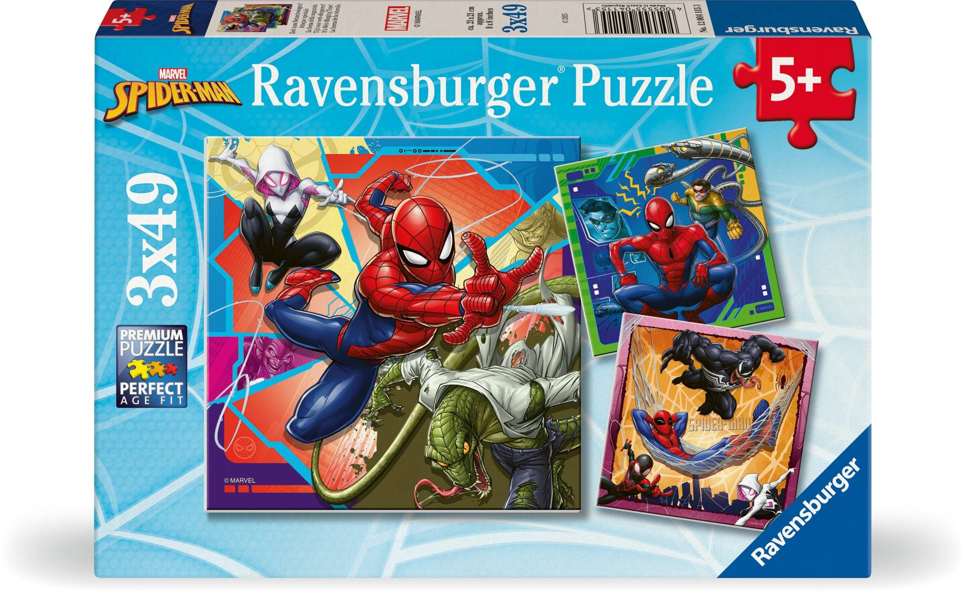 Ravensburger Marvel Spider-Man Puzzles 3x49 Teile von Ravensburger